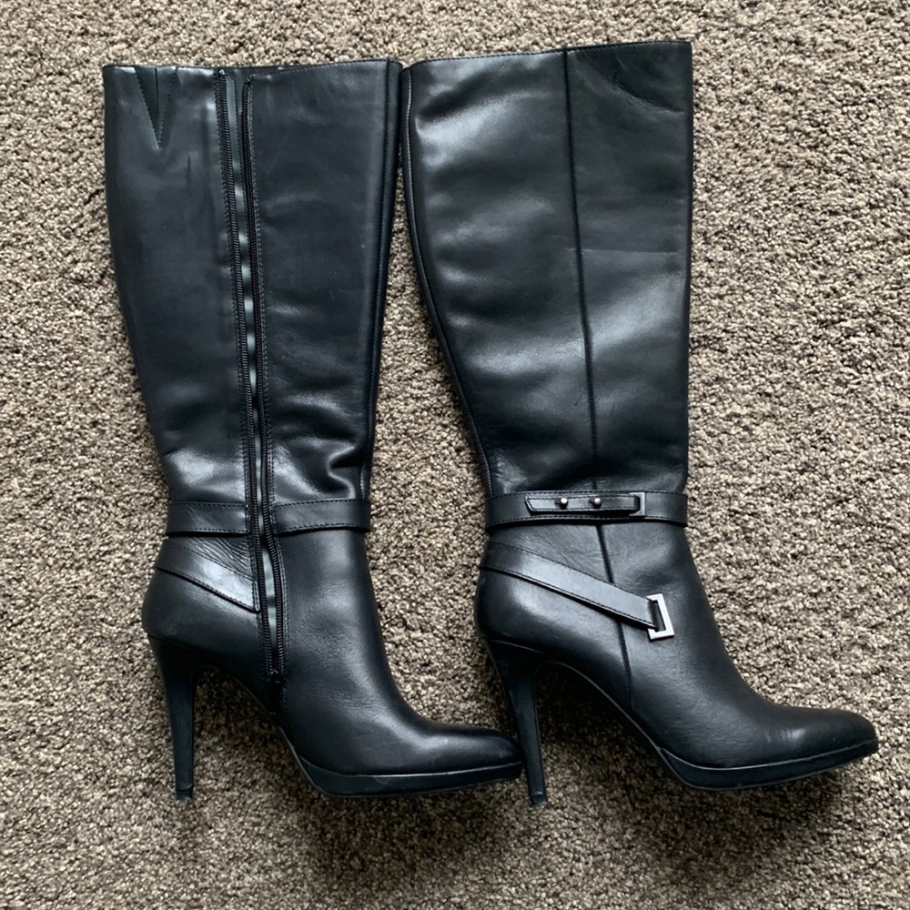 Black Leather Boots
